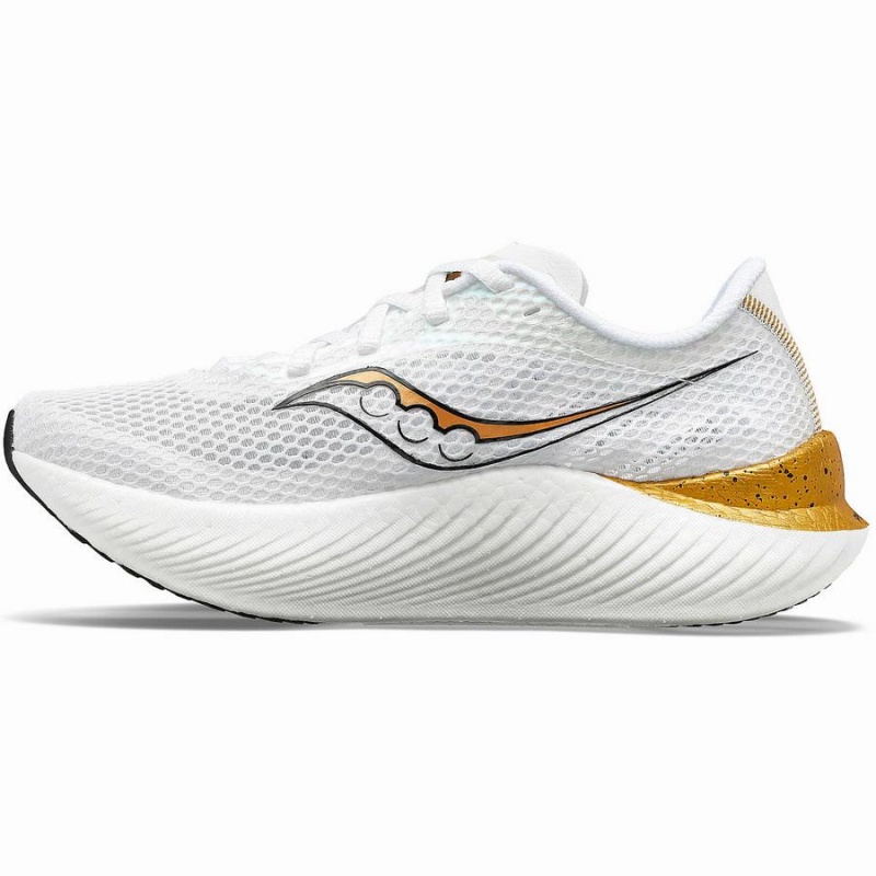 White / Gold Saucony Endorphin Pro 3 Women's Running Shoes | Philippines S31874-W93