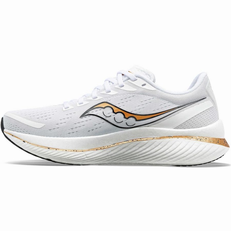 White / Gold Saucony Endorphin Speed 3 Men's Running Shoes | Philippines S76852-X62