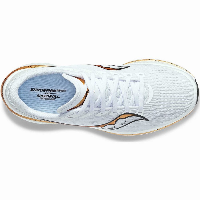 White / Gold Saucony Endorphin Speed 3 Men's Running Shoes | Philippines S76852-X62