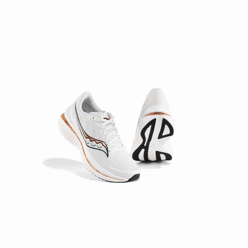 White / Gold Saucony Endorphin Speed 3 Men's Running Shoes | Philippines S76852-X62