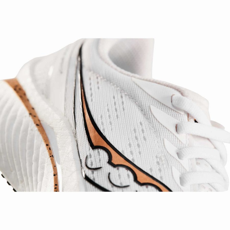 White / Gold Saucony Endorphin Speed 3 Men's Running Shoes | Philippines S76852-X62