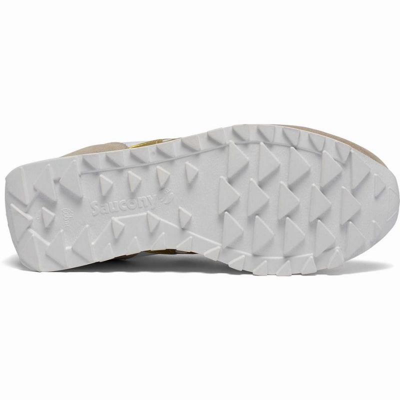 White / Gold Saucony Jazz Original Women's Sneakers | Philippines S93841-P24