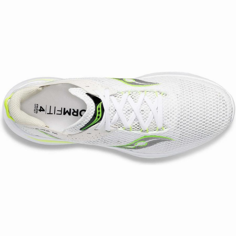 White / Green Saucony Kinvara 14 Women's Running Shoes | Philippines S08293-X83