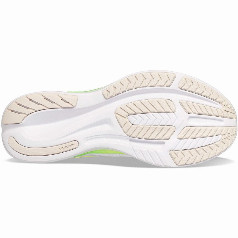 White / Green Saucony Ride 16 Men's Running Shoes | Philippines S98476-X17