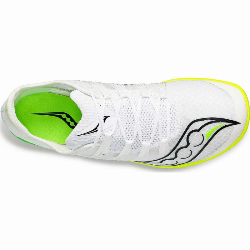 White / Green Saucony Terminal VT Men's Track Spikes | Philippines S57482-D45