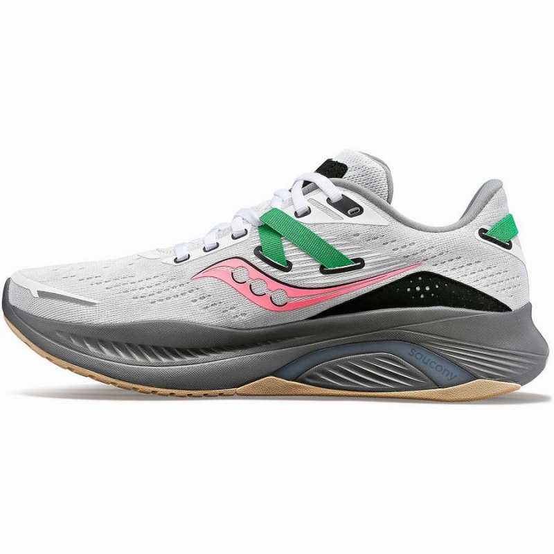 White / Grey Saucony Guide 16 Women's Running Shoes | Philippines S36145-G25