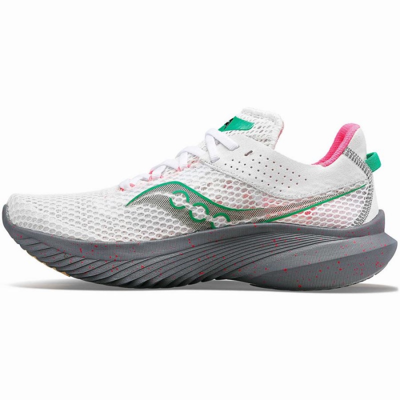 White / Grey Saucony Kinvara 14 Women's Running Shoes | Philippines S30957-C31