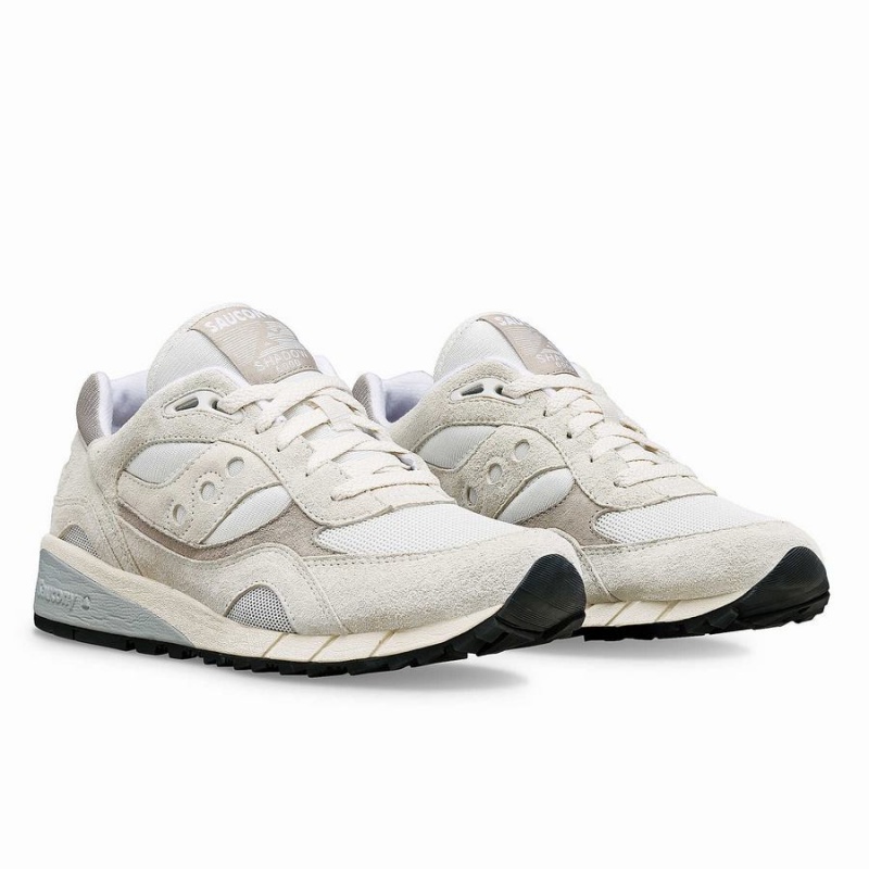 White / Grey Saucony Shadow 6000 Men's Sneakers | Philippines S78612-Y34