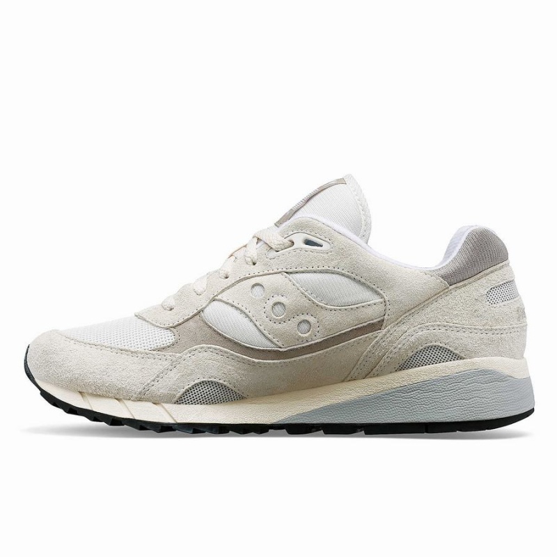 White / Grey Saucony Shadow 6000 Men's Sneakers | Philippines S78612-Y34