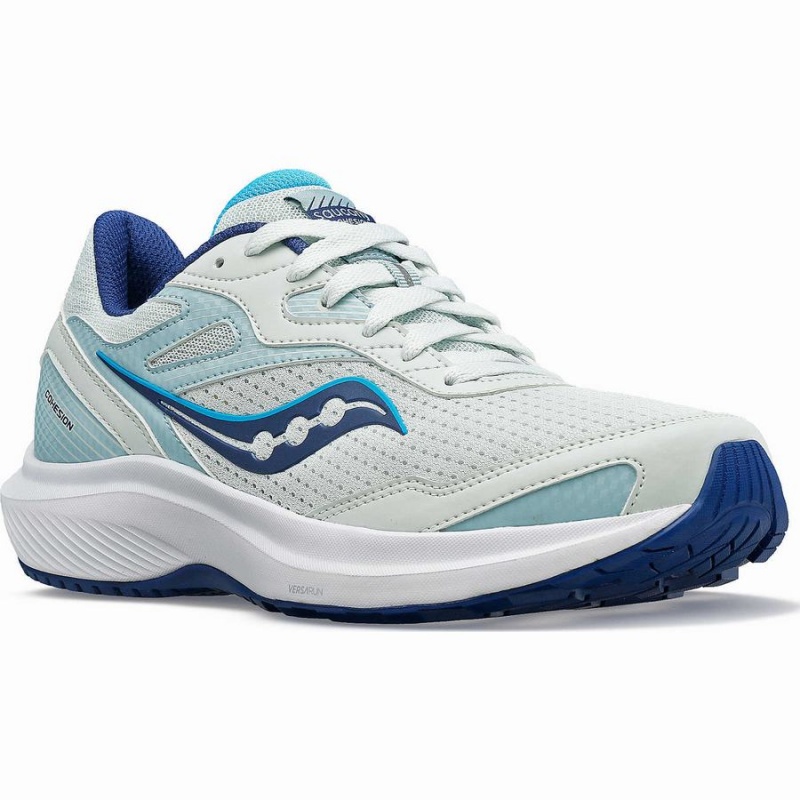 White / Indigo Saucony Cohesion 16 Women's Walking Shoes | Philippines S30518-F45