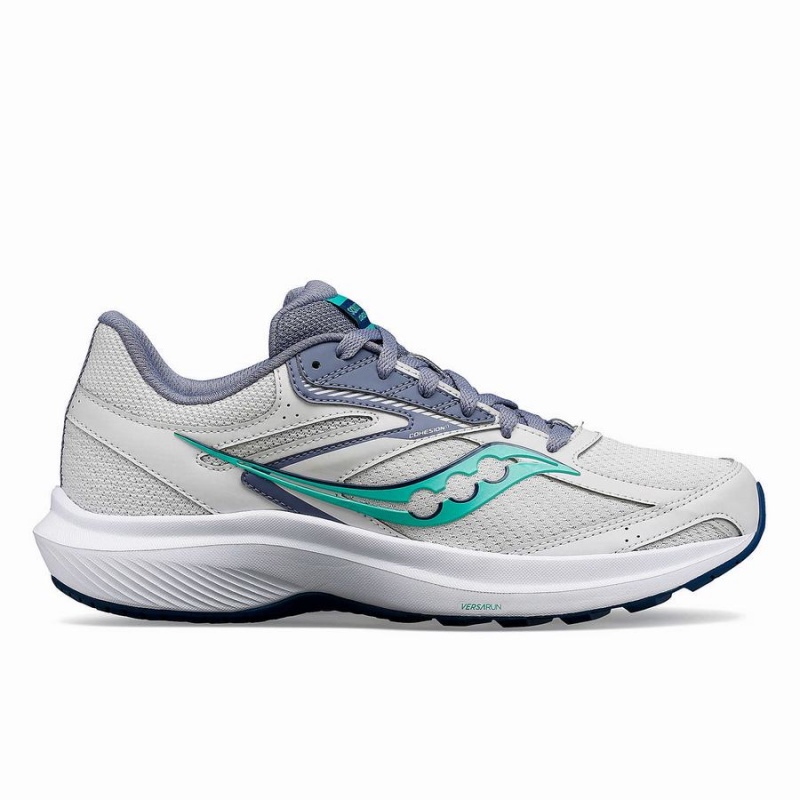 White / Mint Saucony Cohesion 17 Women\'s Running Shoes | Philippines S23974-E68