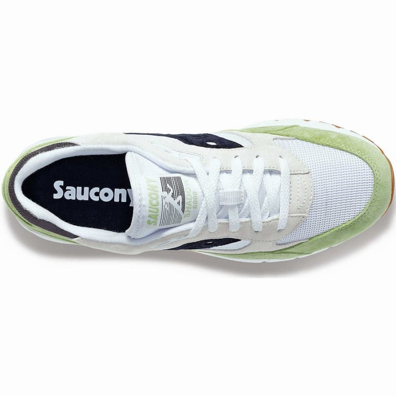 White / Mint / Navy Saucony Shadow 6000 Men's Sneakers | Philippines S95671-T81