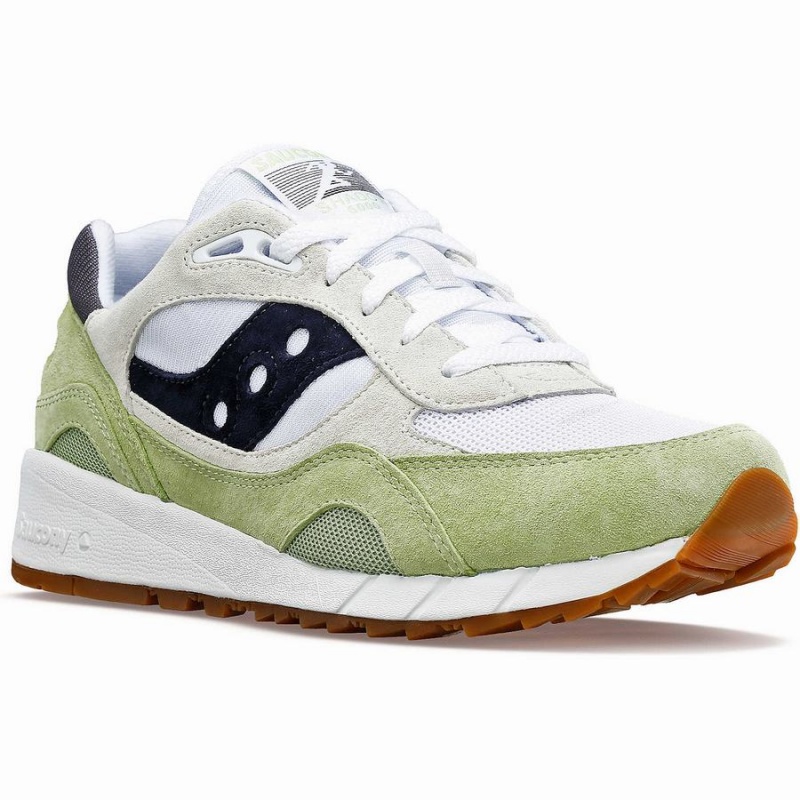 White / Mint / Navy Saucony Shadow 6000 Men's Sneakers | Philippines S95671-T81