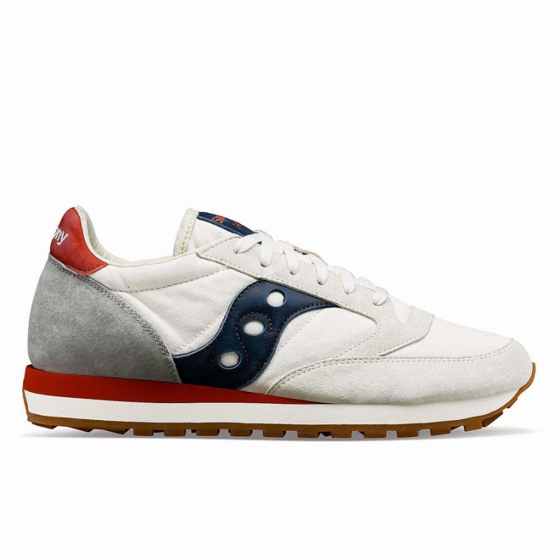 White / Navy Saucony Jazz Original Stonewash Women\'s Sneakers | Philippines S90453-E54