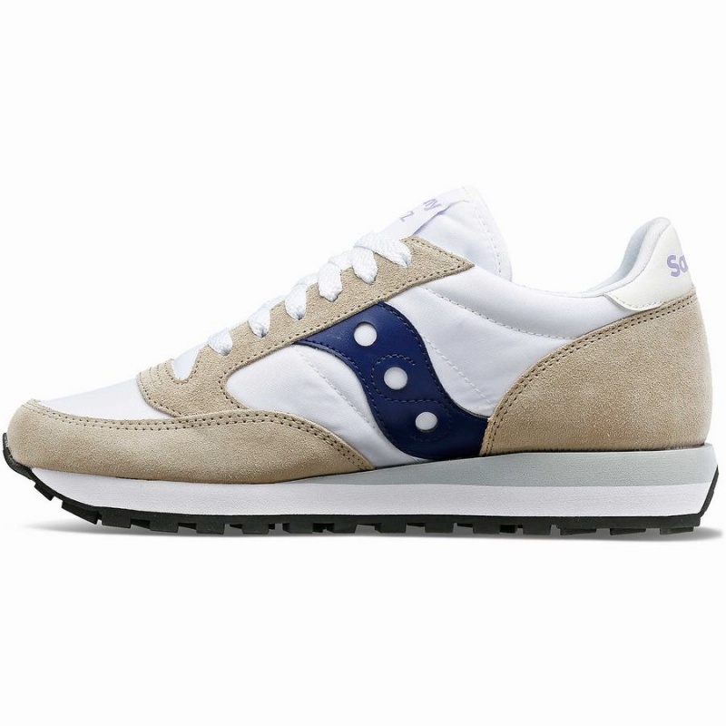 White / Navy Saucony Jazz Original Women's Sneakers | Philippines S09823-U90