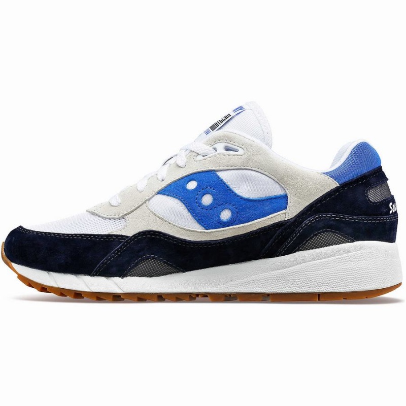 White / Navy / Blue Saucony Shadow 6000 Women's Sneakers | Philippines S20647-K71