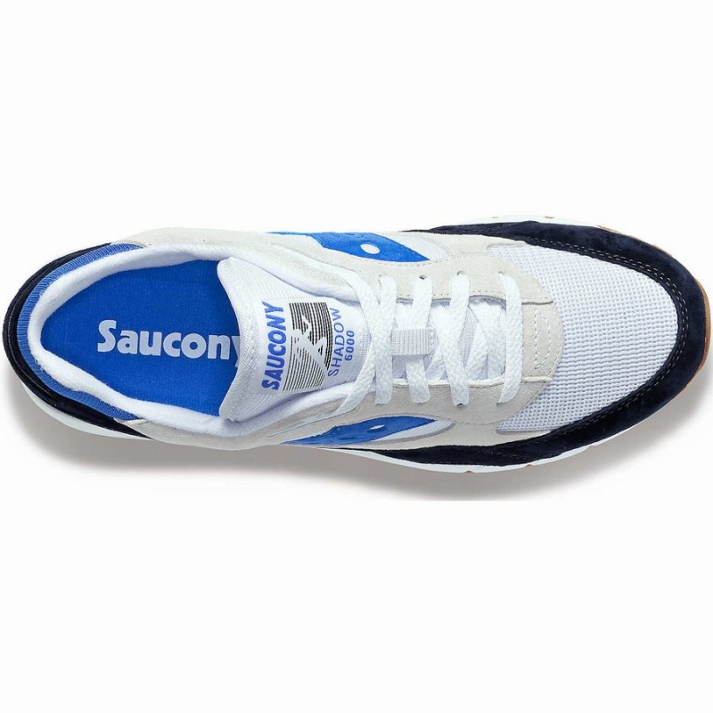 White / Navy / Blue Saucony Shadow 6000 Women's Sneakers | Philippines S20647-K71