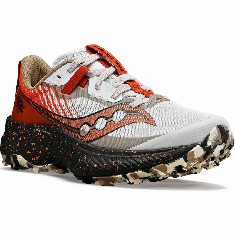 White / Orange Saucony Endorphin Edge Women's Running Shoes | Philippines S93857-K36