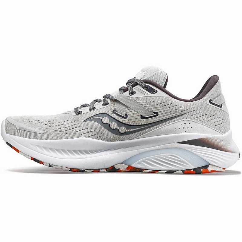 White / Orange Saucony Guide 16 Men's Running Shoes | Philippines S61023-F70