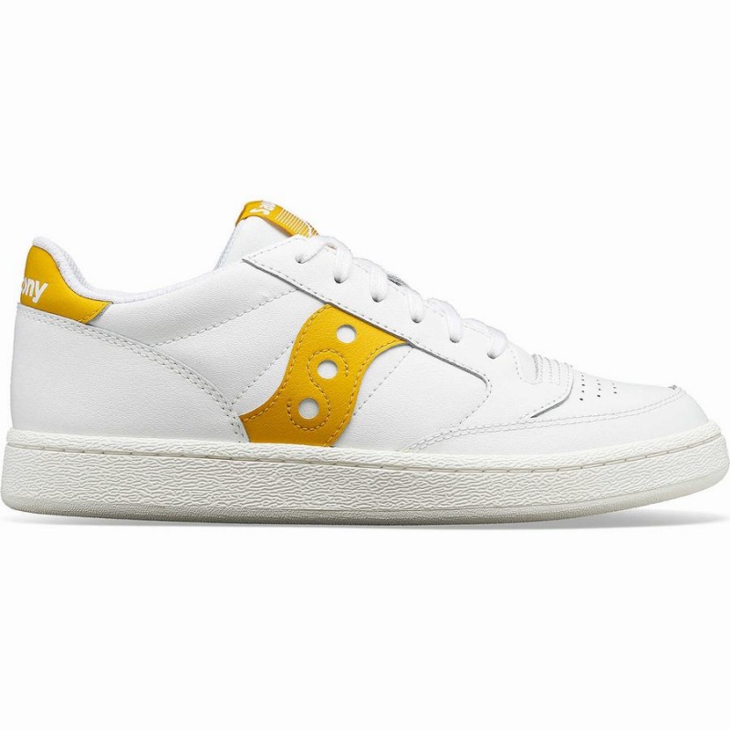 White / Orange Saucony Jazz Court PU Women\'s Sneakers | Philippines S15873-Y30