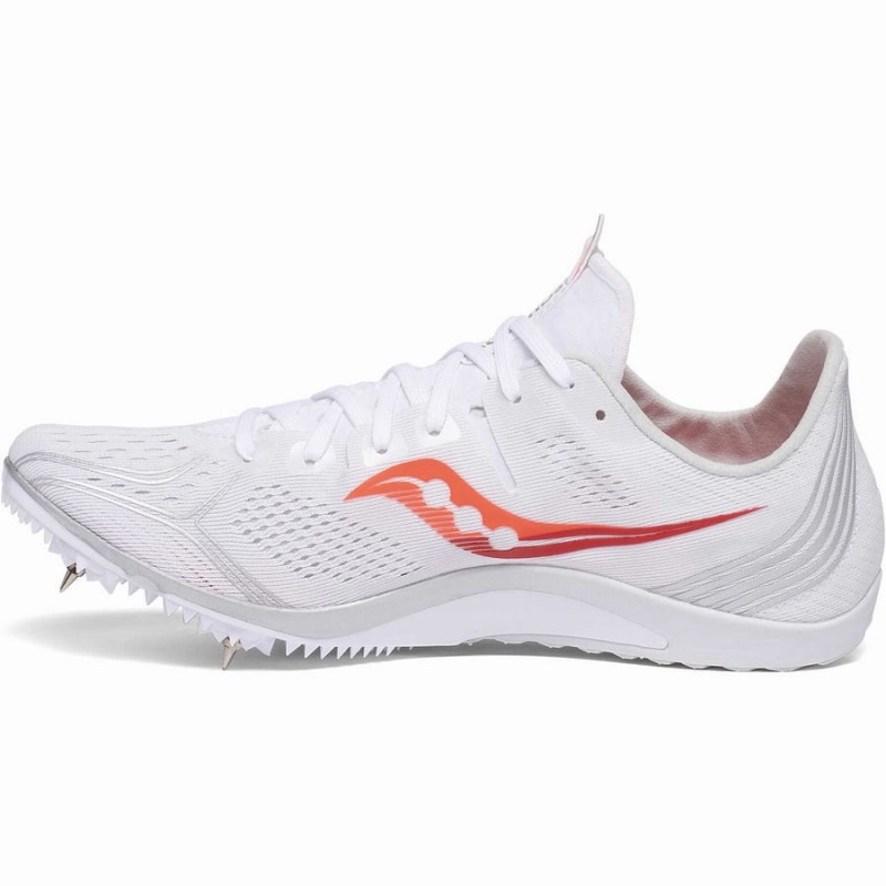 White / Red Saucony Endorphin 3 Spike Women's Track Spikes | Philippines S21863-L39