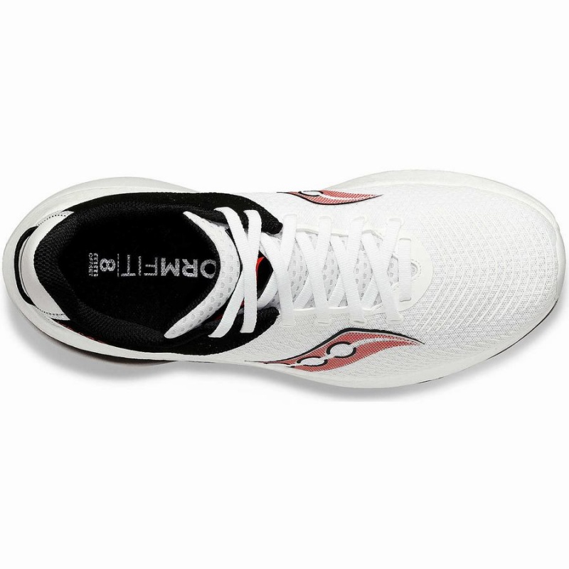 White / Red Saucony Kinvara Pro Men's Running Shoes | Philippines S90253-L18