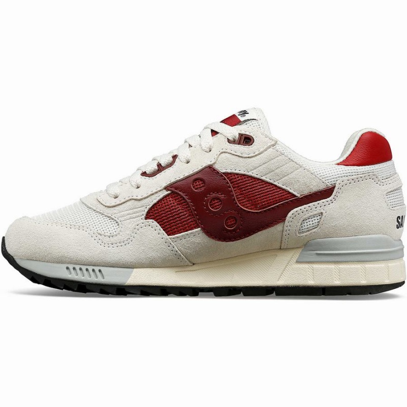 White / Red Saucony Shadow 5000 Men's Sneakers | Philippines S50318-L91