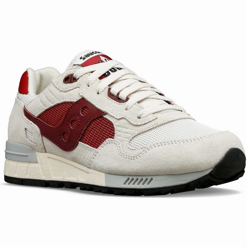 White / Red Saucony Shadow 5000 Men's Sneakers | Philippines S50318-L91