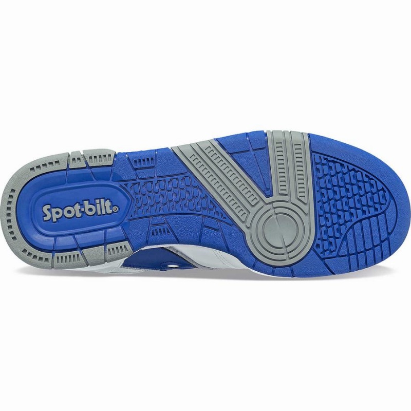 White / Royal Saucony Spot-Bilt™ Sonic Low Men's Sneakers | Philippines S29460-U89