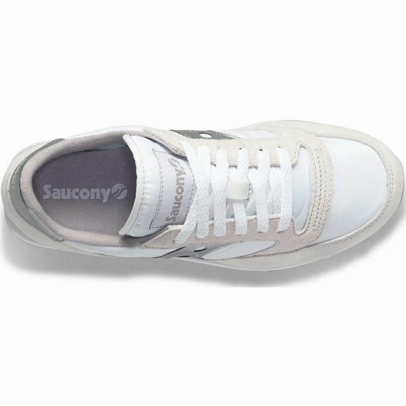 White / Silver Saucony Jazz Triple Women's Sneakers | Philippines S27853-W08