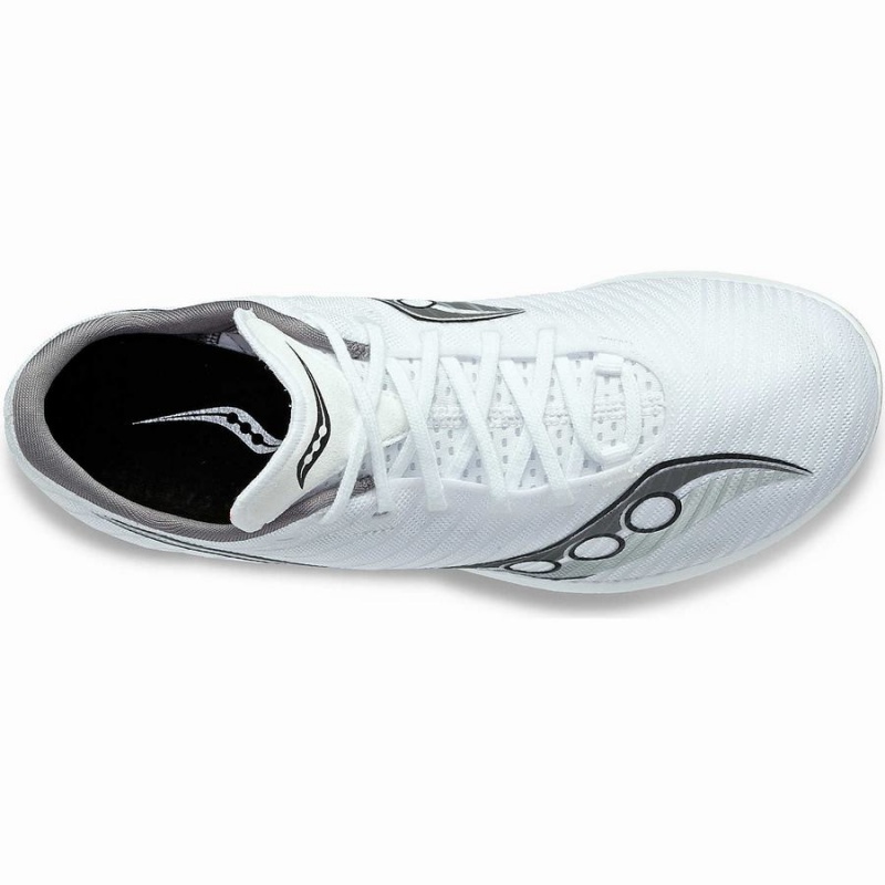 White / Silver Saucony Velocity MP Men's Track Spikes | Philippines S96342-G14