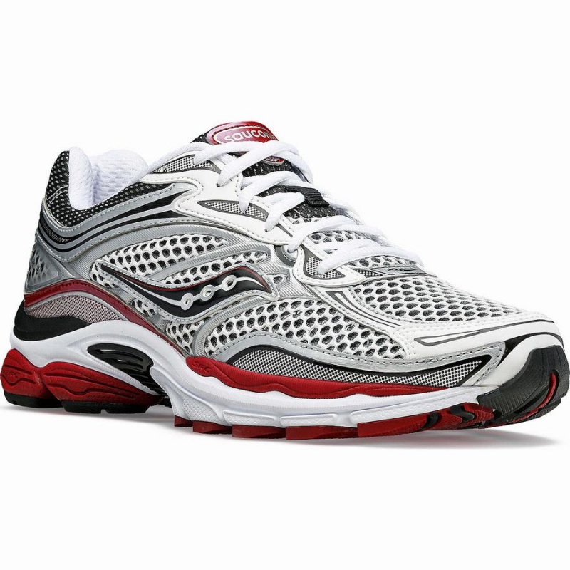 White / Silver / Red Saucony OG ProGrid Omni 9 Women's Sneakers | Philippines S39740-R54