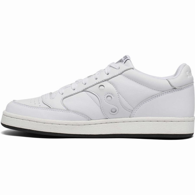 White / White Saucony Jazz Court Men's Sneakers | Philippines S04817-R76