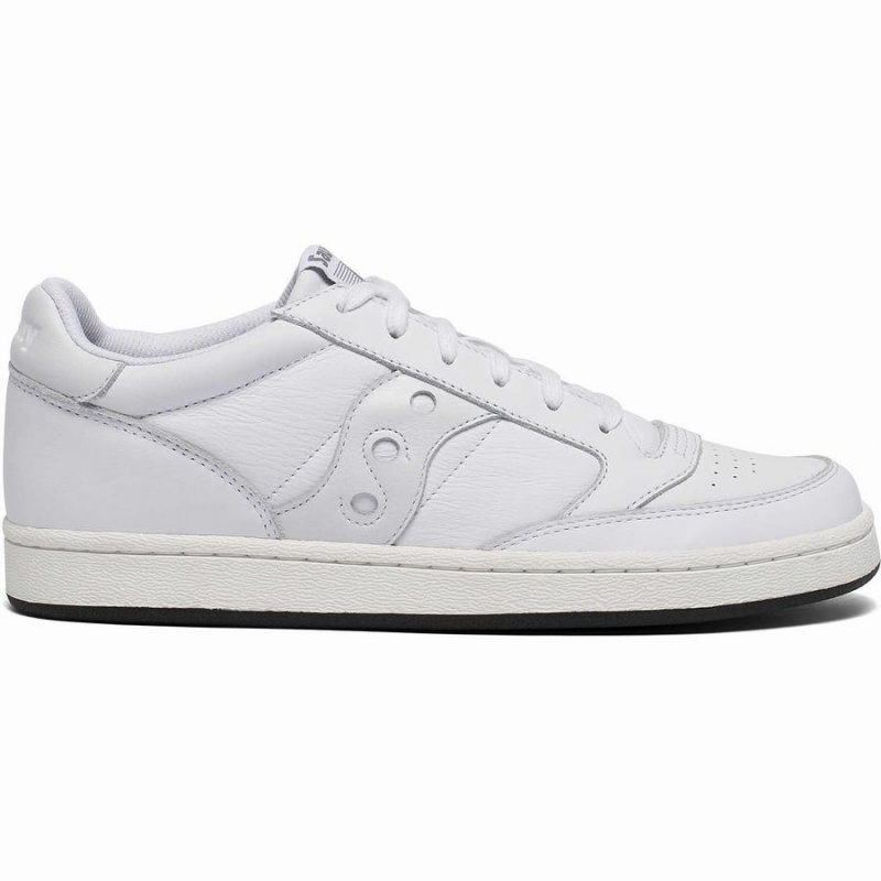 White / White Saucony Jazz Court Men\'s Sneakers | Philippines S04817-R76