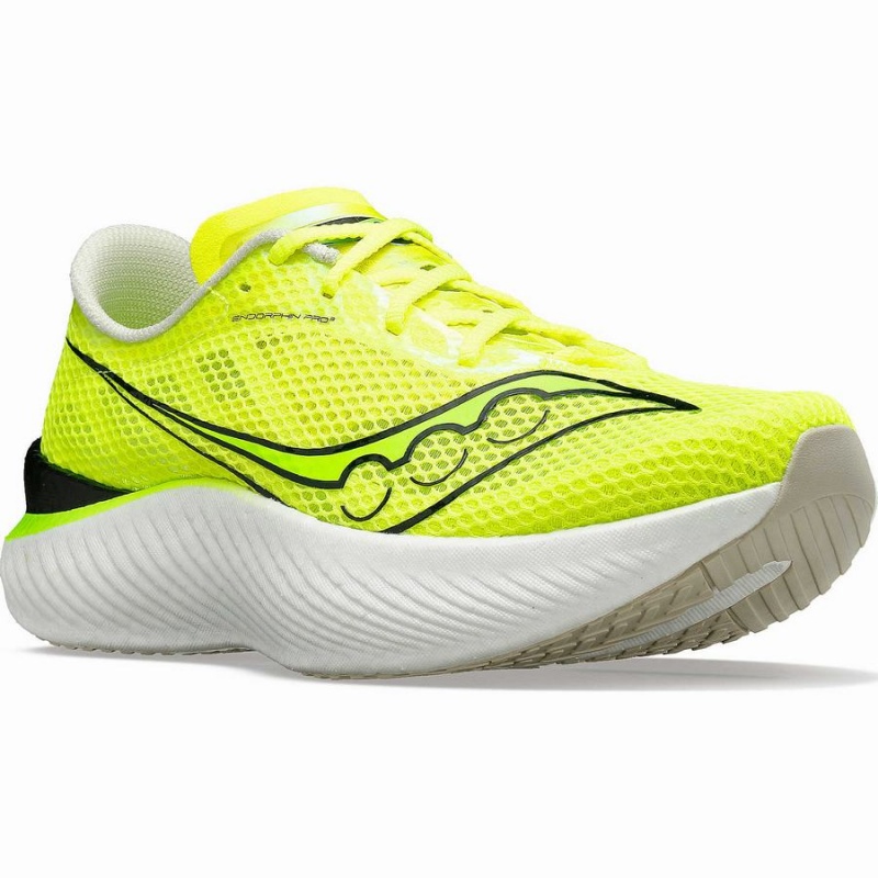 Yellow Saucony Endorphin Pro 3 Men's Running Shoes | Philippines S71354-G83