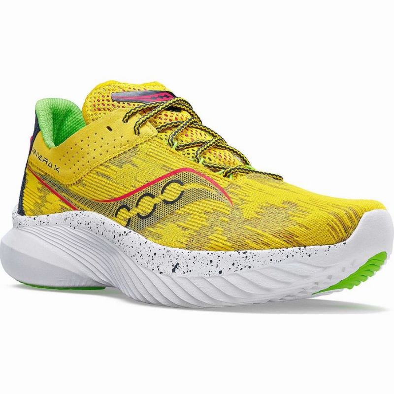 Yellow Saucony Kinvara 14 Men's Running Shoes | Philippines S19364-Y65