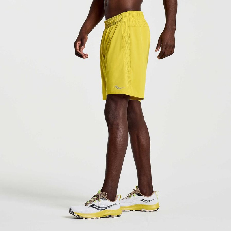 Yellow Saucony Outpace 7