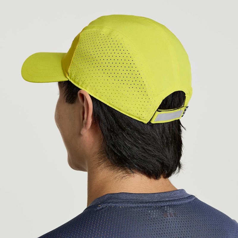 Yellow Saucony Outpace Men's Hats | Philippines S31842-Z46