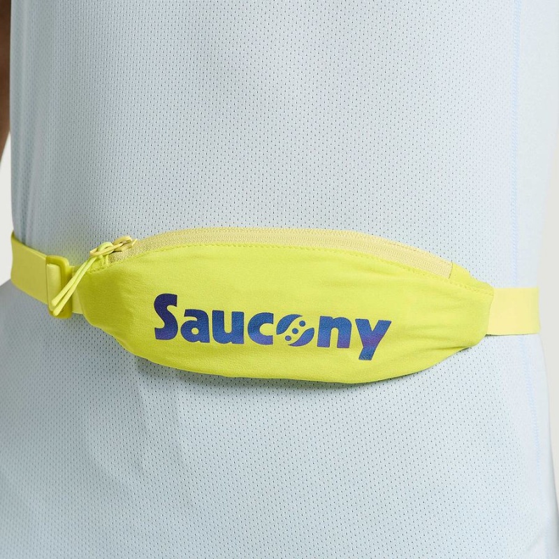 Yellow Saucony Outpace Run Belt Men\'s Belt Bags | Philippines S24659-A58