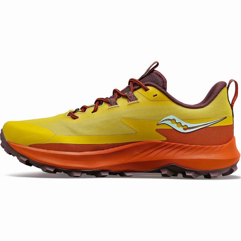 Yellow Saucony Peregrine 13 Men's Running Shoes | Philippines S07836-Z04