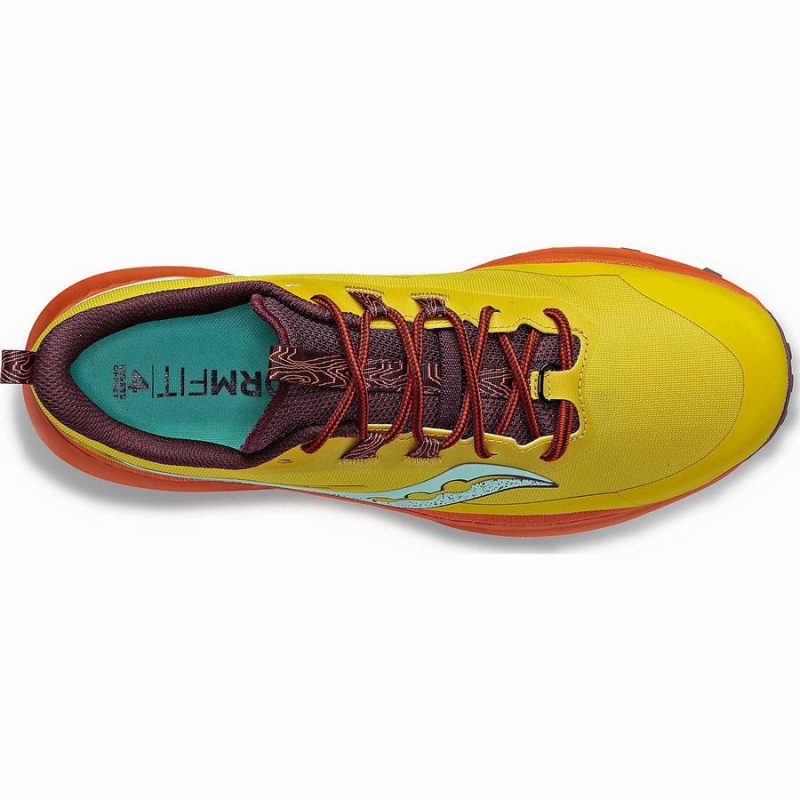 Yellow Saucony Peregrine 13 Men's Running Shoes | Philippines S07836-Z04