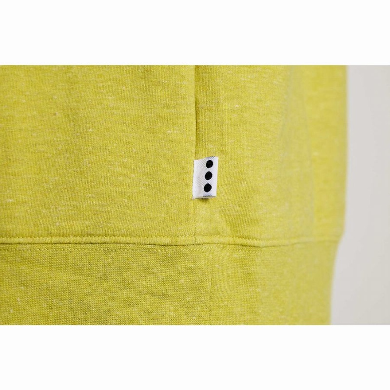 Yellow Saucony Rested Crewneck Men's Sweatshirt | Philippines S70328-N83