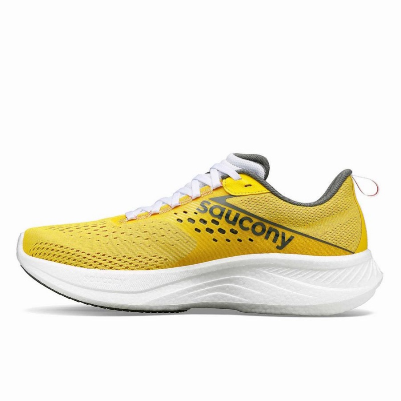 Yellow Saucony Ride 17 Men's Running Shoes | Philippines S96738-S20