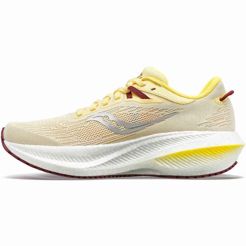 Yellow Saucony Triumph 21 Women's Running Shoes | Philippines S83697-N01