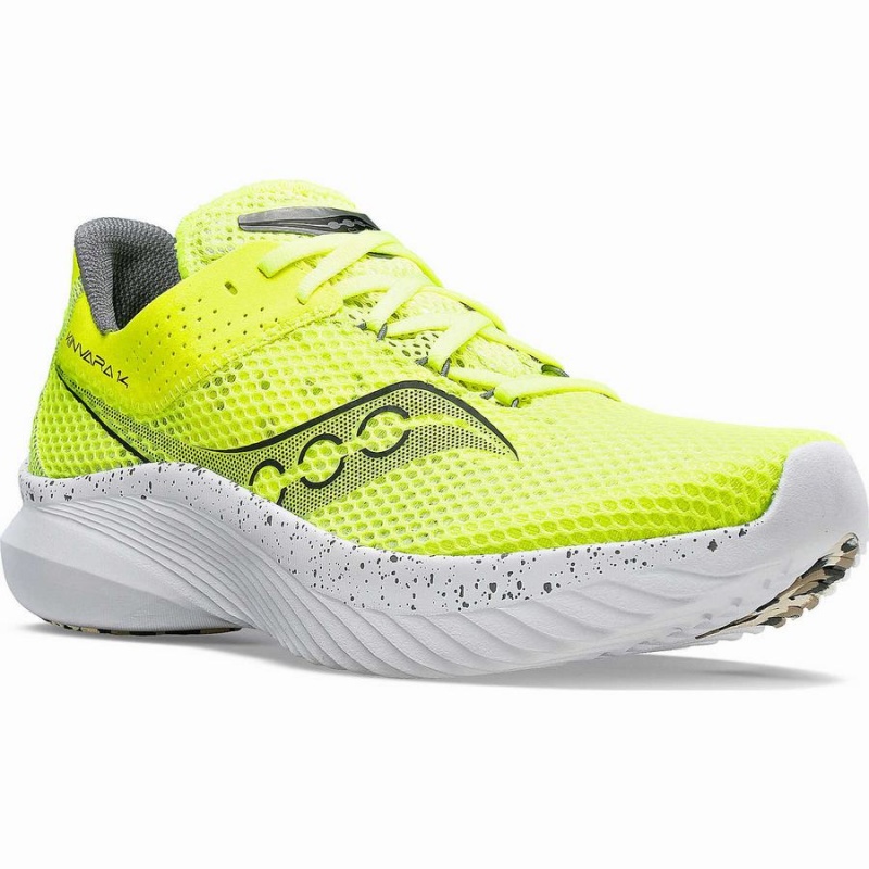 Yellow / Black Saucony Kinvara 14 Men's Running Shoes | Philippines S40678-S87