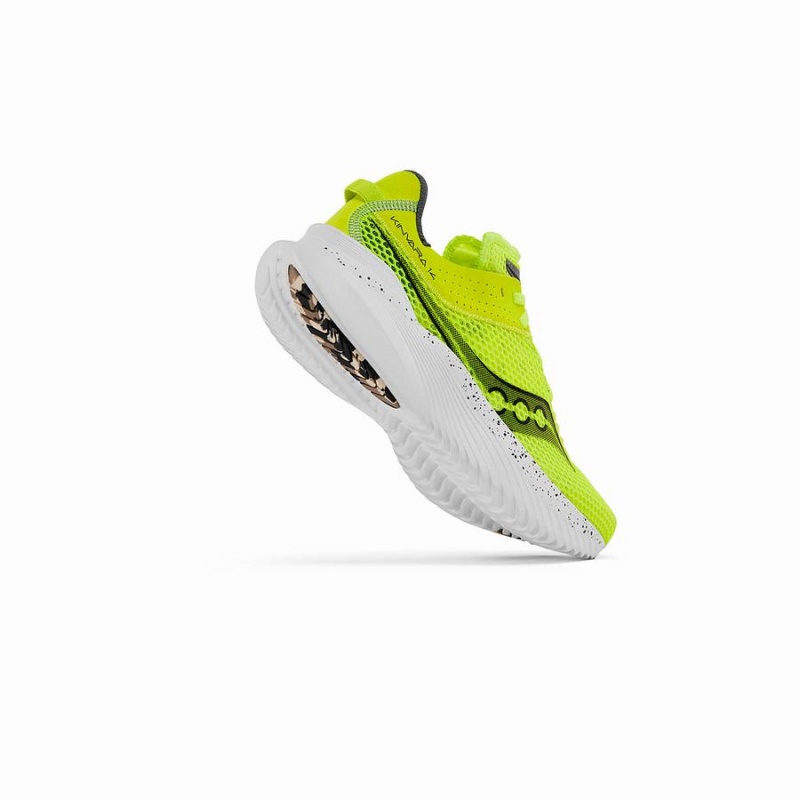 Yellow / Black Saucony Kinvara 14 Men's Running Shoes | Philippines S40678-S87