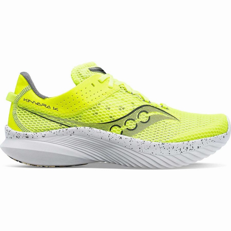 Yellow / Black Saucony Kinvara 14 Men\'s Running Shoes | Philippines S40678-S87