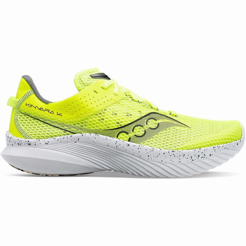 Yellow / Black Saucony Kinvara 14 Women\'s Running Shoes | Philippines S50236-G04